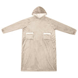 Blanket Hoodie Beige L Fleece and Flannel 42017184
