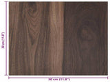Self-adhesive Flooring Planks Dark Brown 30.5 x 30.5 cm 20 pcs 42046374