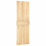 Sliding Door with Hardware Set 70x210 cm Solid Wood Pine 3203151