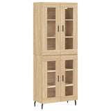 Highboard Sonoma Oak 69,5x34x180 cm Engineered Wood 3198292