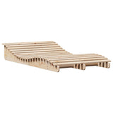 Sun Lounger 205x110x31.5 cm Solid Wood Pine 832588