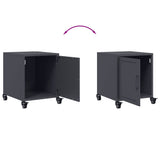 Bedside Cabinet Anthracite 36x39x43.5 cm Steel 846618