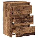 Bedside Cabinets 2 pcs Old Wood 40x35x62.5 cm Engineered Wood 856523