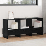 Magazine Rack Black Oak 102 x 30 x 45 cm 890961