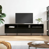 TV Cabinet Black 150x30x44.5 cm Engineered Wood 831277