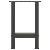 Coffee Table Legs Anthracite 2 pcs 28x cm Steel 4013274