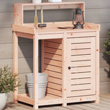 Potting Table with Shelves 82.5x50x109.5 cm Solid Wood Douglas 832425