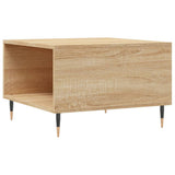 Coffee Table Sonoma Oak 55x55x36.5 cm Engineered Wood 830751