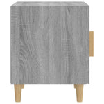 ZNTS Bedside Cabinets 2 pcs Grey Sonoma Engineered Wood 817312