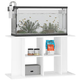 Aquarium Stand White 100x40x60 cm Engineered Wood 833583