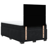 Box Spring Bed with Mattress Black 120x200 cm Velvet 3290878