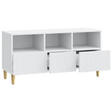 TV Cabinet with Drawer White 102 x 34.5 x 50 cm Engineered Wood 894675