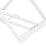 Folding Clothes Dry Rack White Plastic 48817