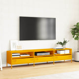 TV Cabinet Mustard Yellow 202x39x43.5 cm Cold-rolled Steel 851349