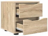 Bedside Table Sonoma Oak 30.5 x 30 x 43 cm Engineered Wood 888801