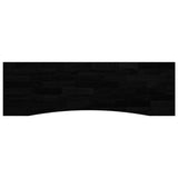 Desk Top Dark Brown 160x50x2.5 cm Solid Wood Oak Rectangular 4009031