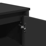 Bathroom Sink Cabinet Black 91x35x60 cm Engineered Wood 848659