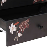 Bedside Table Multicolour 50 x 33 x 60 cm Solid Mango Wood 4018709