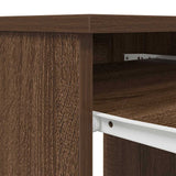 Desk Brown Oak 86x49x76 cm Engineered Wood 861829