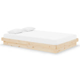 Bed Frame without Mattress Solid Wood Small Double 819942