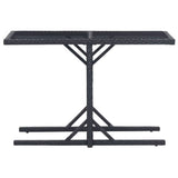 Garden Dining Set Black, cream white cushion 3095930