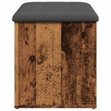 Storage Bench Old Wood 82x42x45 cm Engineered Wood 857617