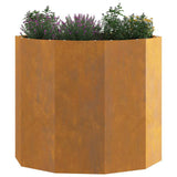 Planter Rusty 60 x 60 x 50 cm Weathering Steel 883765