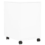 ZNTS Mobile File Cabinet White 39x45x60 cm Steel 335978