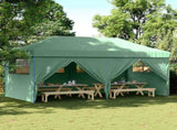 Party Tent Green with Blue Frame Oxford Fabric 4004952