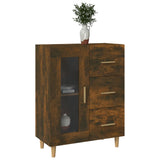 ZNTS Sideboard Smoked Oak 69,5x34x90 cm Engineered Wood 817363