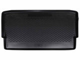 Trunk Mat Black suitable for OPEL CROSSLAND X 2017- Rubber 42029224
