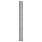 Hexagon Fence 1.6 x 25 m Galvanised steel Silver 42005698