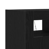 Sideboard Black Oak 80 x 35 x 75 cm Engineered Wood 862568