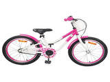 Kids Bike with Training Wheels 18 Inches for 5-7 Years Old Pink 42009595