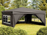 Folding Party Tent with Sidewalls Anthracite 3x3 m 93523
