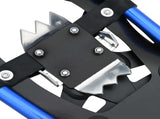 3 in 1 Snowshoes Blue and Black 53.5 x 21 cm Aluminum and HDPE 42021418