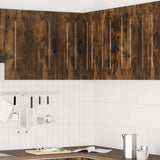 Kitchen Wall Corner Cabinet Kalmar Smoked Oak Engineered Wood 853622