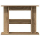 Aquarium Stand Artisan Oak 80x35x60 cm Engineered Wood 857273