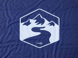 Self Inflating Camping Mattress with Pillow 1-Person Navy Blue 4007137