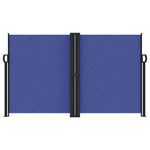 Retractable Side Awning Blue 140x1200 cm 4004806