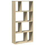 Bookcase Sonoma Oak 60x20x120.5 cm Engineered Wood 858149
