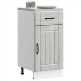 Kitchen Base Cabinet Lucca Grey Sonoma Engineered Wood 853713