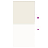 Roller Blind Blackout Off White 110x210 cm Fabric Width 105.7 cm Polyester 4011702