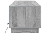 LED TV Cabinet Grey Sonoma Engineered Wood 897791