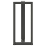 ZNTS Bar Table Legs T-Shaped 2 pcs Anthracite 50x35x cm Steel 4013078