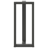 ZNTS Bar Table Legs T-Shaped 2 pcs Anthracite 50x35x cm Steel 4013078