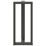 Bar Table Legs T-Shaped 2 pcs Anthracite 50x35x cm Steel 4013078