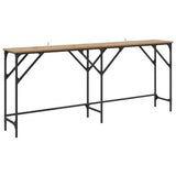 Console Table Artisan Oak 180 x 30 x 75 cm Engineered Wood 882879