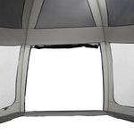 ZNTS Pool Tent with Removable Fly & Mesh Walls Grey 612x612 cm 4100639