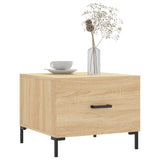 Coffee Tables 2 pcs Sonoma Oak 50x50x40 cm Engineered Wood 829403